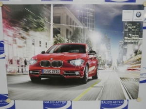 Original BMW 1 series F20 poster