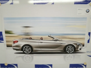 Original BMW 6 series F12 convertible poster