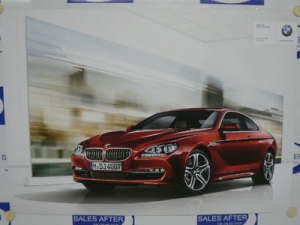 Original BMW 6 series F13 coupe poster