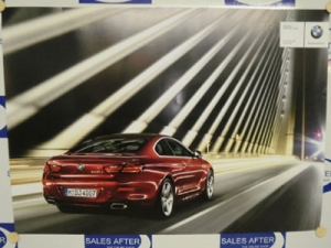 Original BMW 6 series F13 coupe poster