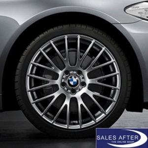 wheel set 5 series F10 F11 6 series F12 F13 Cross Spoke 312 ferricgrey + Dunlop