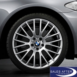 wheel set 5 series F10 F11 6 series F12 F13 Cross Spoke 312 silver + Dunlop
