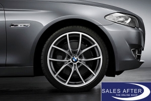 wheel set 5 series F10 F11 6 series F12 F13 V-Spoke 356 bicolor + Dunlop