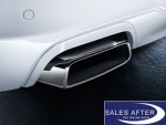 BMW M Performance F06 F12 F13 Endrohrblenden Chrom 8-Zylinder Optik, 640i
