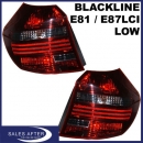 BMW 1 series E81 E87LCI Rear lights blackline, LOW