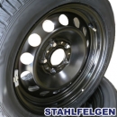 wheel set 1 series E8x steel rims 16" + Goodyear