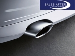 BMW 1 series E81 E87LCI Exhaust pipe finisher in chrome 116i 118i 120i