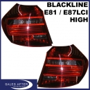 BMW 1 series E81 E87LCI Rear lights blackline, HIGH