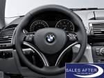 BMW 1er E8x 3er E9x Abdeckung Sportlenkrad schwarz hochglanz
