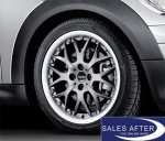 wheel set MINI R5x Cross Spoke R90 anthrazit + Pirelli