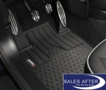 MINI R60 Set of rubber mats front, cooper s logo