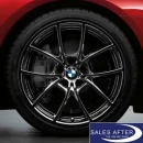 wheel set 5 series F10 F11 6 series F12 F13 V-Spoke 356 liquid black + Dunlop