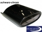 Preview: BMW 3 series E9x Exhaust pipe finisher in black chrome 316-320