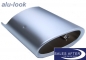 Preview: BMW 3 series E9x Exhaust pipe finisher aluminium look 316-320