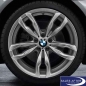 Preview: BMW F10 F11 F06 F12 F13 Alufelge M Doppelspeiche 434 ferricgrey, 8,5x20