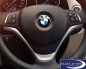 Preview: BMW 1 series E82 E88 X1 E84 Steering wheel cover, black polished chrome