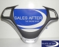 Preview: BMW 1 series E82 E88 X1 E84 Steering wheel cover, black polished chrome