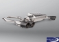 Preview: Akrapovic Slip-On Line Exhaust system G22 G23 M440i, with GPF