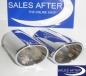 Preview: BMW 5 series E60 E61 Exhaust pipe finisher in chrome 520-530