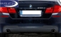 Preview: BMW F07 F10 F11 F06 F12 F13 Exhaust pipe finisher in black chrome, 535 640