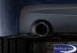 Preview: BMW F07 F10 F11 F06 F12 F13 Exhaust pipe finisher in black chrome, 535 640