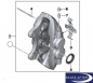 Preview: BMW F20 F21 F22 F23 Brake Caliper Housing m sport brake front, left