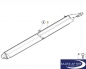 Preview: BMW 5 series E61 Third stoplight, white
