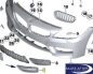 Preview: BMW Z4 E89 Set M grille front left and right side, 35is