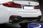 Preview: BMW G30 G31 G32 GT Set of exhaust pipe finisher black chrome, trapezoid