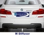 Preview: BMW 5er F10 F11 M Diffusor für M Heckstoßstange, M550dX 550i