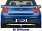 Preview: BMW 1 series F20 F21 M Diffuser, 125d 125i