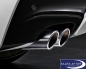 Preview: BMW X3 F25 X4 F26 Tailpipes aluminium look, 28iX 30dX 35dX 35iX