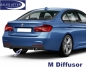 Preview: BMW 3er F30 F31 M Diffusor für M Heckstoßstange, 335i 340i