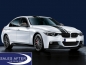 Preview: BMW M Performance F30 F31 Aerodynamik-Paket Front Aufsatzteil, mattschwarz