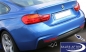 Preview: BMW 4er F32 F33 F36 M Diffusor für M Heckstoßstange, 425d 428i 430d