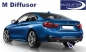 Preview: BMW 4er F32 F33 F36 M Diffusor für M Heckstoßstange, 435i 440i