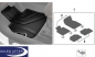 Preview: BMW X1 F48 Set of All-weather floor mats front, black