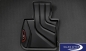 Preview: BMW X1 F48 Set of All-weather floor mats front, black/red