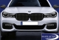 Preview: BMW M Performance 7 series G11 G12 Front grille in black, with m front bumper