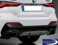 Preview: BMW G42 G20 G21 G22 G23 G26 Set of tailpipe trims glossy black, M240 M340 M440