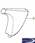 Preview: BMW 3 series E46 Handbrake cover leather, black