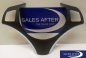 Preview: BMW 1 series E81 E87LCI E82 E88 3 series E90 E91 X1 E84 Steering wheel cover, black polished chrome