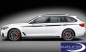 Preview: BMW M Performance G30 G31 Accent stripes, black/silver