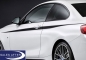 Preview: BMW M Performance 1 series F21 2 series F22 F23 Accent stripes, black/silver