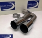 Preview: BMW X3 F25 X4 F26 Tailpipe chrome, 18d 20dX