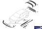Preview: BMW M Performance F40 Set of sideskirts insert, glossy black