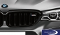 Preview: BMW F90 M5 Retrofit kit shadowline for front and side grille in black, without NIVI