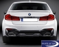 Preview: BMW M Performance G30 G31 M550dX M550iX Diffuser, matt black and carbon