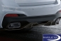 Preview: BMW M Performance G30 G31 M550dX M550iX Diffuser, matt black and carbon