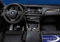 Preview: BMW M Performance X3 F25 X4 F26 Interieurleisten Carbon mit Chrom